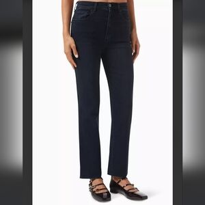 Le Jean Sabine straight-leg jeans in dark wash Size 28